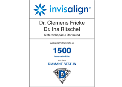 Ausgezeichnet mit Invisalign Diamant Status