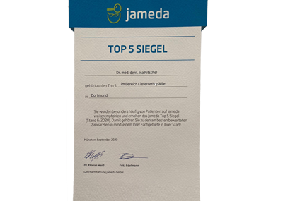 Ausgezeichnet Jameda Top 5